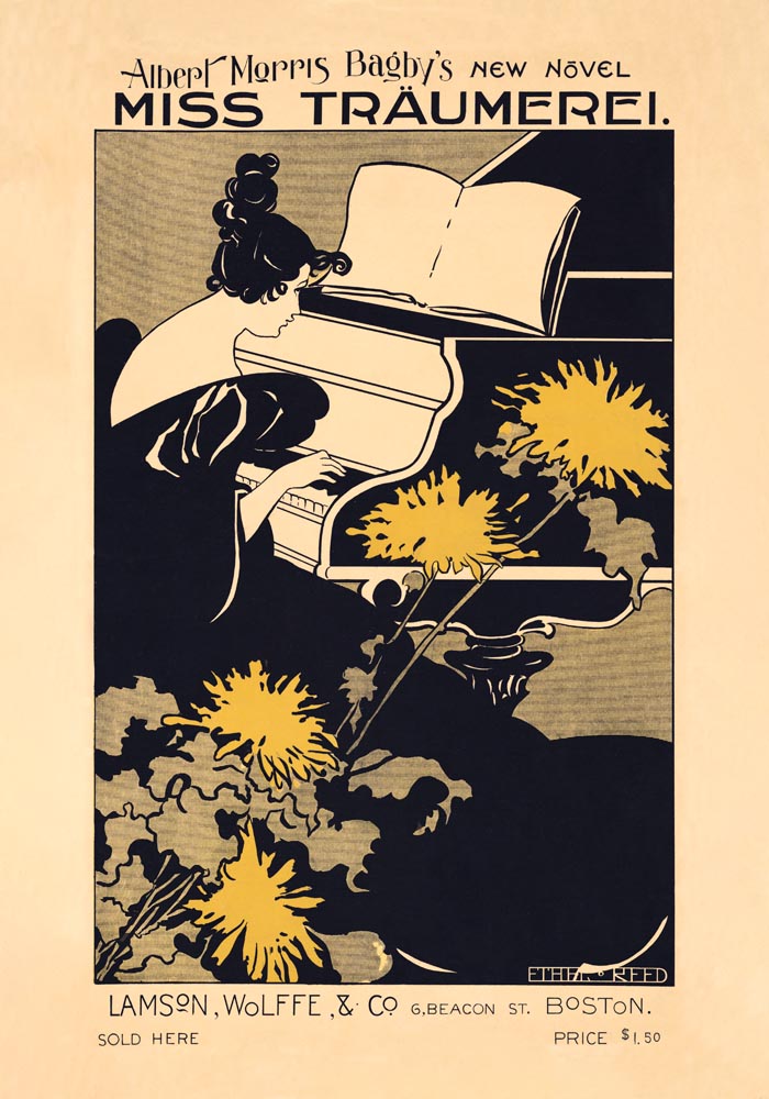 Miss Traumerei by Ethel Reed – Art Print Poster — Ansicht 3