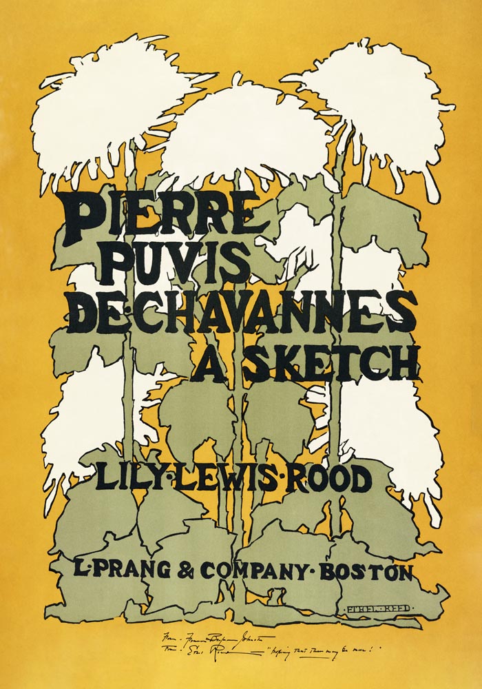 Pierre Puvis de Chavannes Poster – Vintage Art Print by Ethel Reed — Ansicht 3