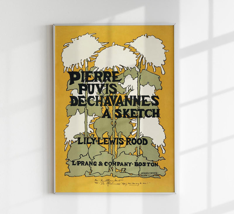 Pierre Puvis de Chavannes Poster – Vintage Art Print by Ethel Reed — Patroa Studio