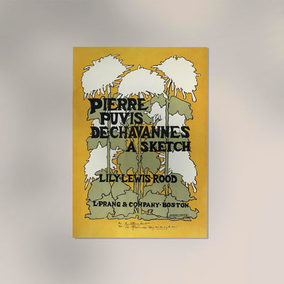 Pierre Puvis de Chavannes Poster – Vintage Art Print by Ethel Reed