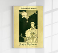 The Best Guide to Boston by Ethel Reed – Vintage Kunstdruck — Ansicht 1