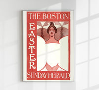 The Boston Easter Sunday Herald by Ethel Reed – Vintage Kunstdruck — Ansicht 1