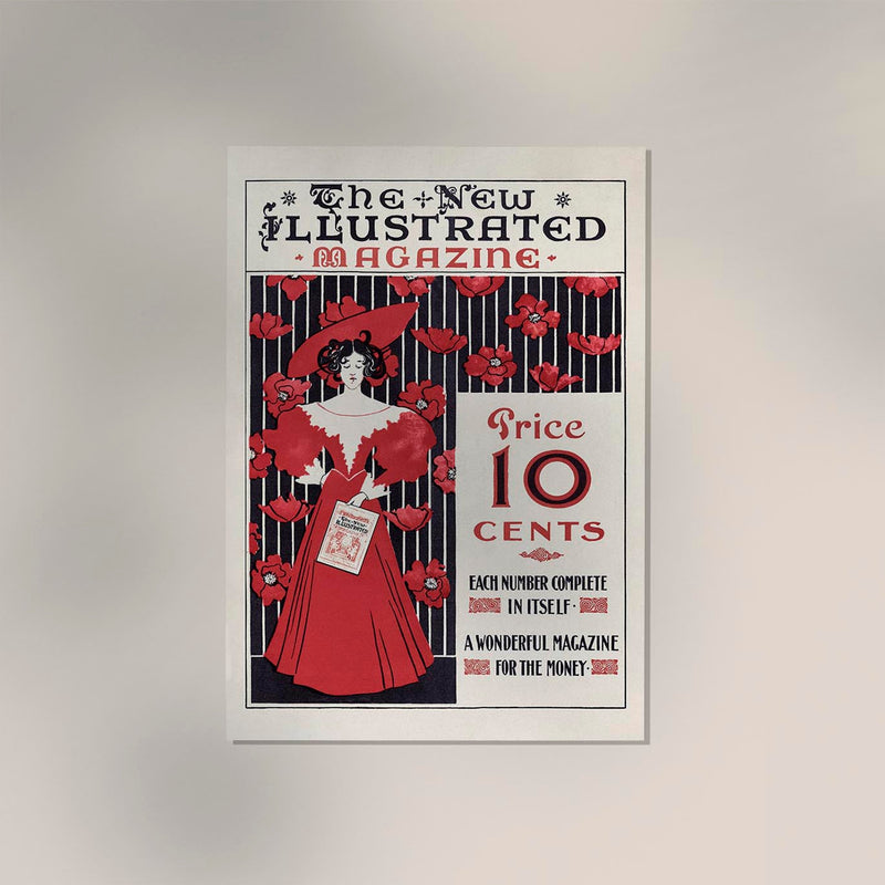 The New Illustrated Magazine by Ethel Reed – Kunstdruck Poster — Ansicht 2