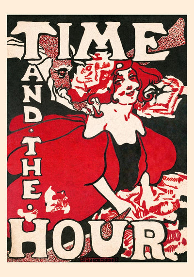 Time and the Hour Poster – Ethel Reed Vintage Kunstdruck