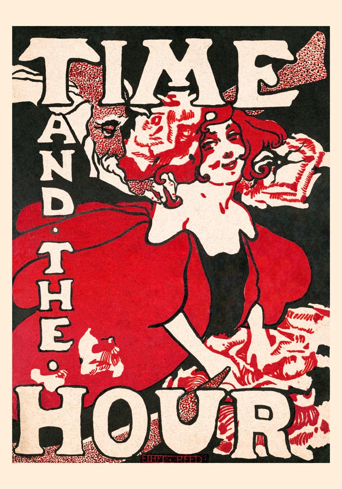 Time and the Hour Poster – Ethel Reed Vintage Kunstdruck — Ansicht 3