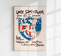 Uncle Sam's Church – Vintage Poster von Ethel Reed