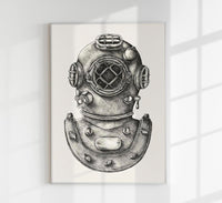 Diving Suit Antique Print – Fine Art Print Berlin — Ansicht 1
