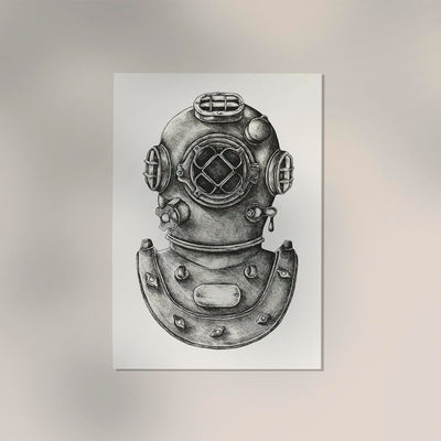 Diving Suit Antique Print – Fine Art Print Berlin