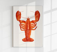 The Red Lobster Antique Print – Fine Art Wall Art UV-resistant handmade — Ansicht 1