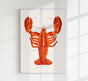 The Red Lobster Antique Print – Fine Art Wall Art UV-resistant handmade