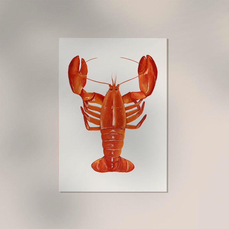 The Red Lobster Antique Print – Fine Art Wall Art UV-resistant handmade — Ansicht 3