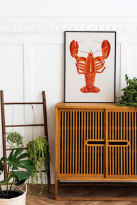 The Red Lobster Antique Print – Fine Art Wall Art UV-resistant handmade — Ansicht 2