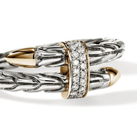 Spear Ring, Gold, Sterling Silver, Diamonds|RZZP986802DI — Ansicht 2