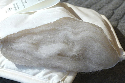 Rabens Organic Alpaca Organic Pillow – Thermoregulating, separate inner bag, Made in Germany