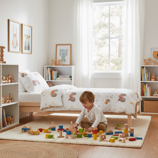 Kinderbettwäsche „Monstertrucks“ – Musselin oder Satin | OEKO‑Tex | Handgefertigt