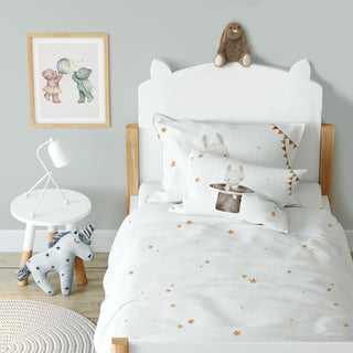 Zirkus Premium Kinderbettwäsche – Manege der Träume | OEKO‑Tex | Hautfreundlich