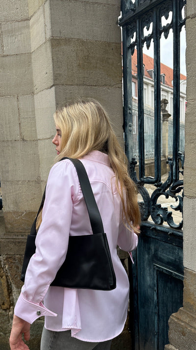 TILA – Rosa Bluse | Bügelleichte Baumwolle | Eleganz & Komfort