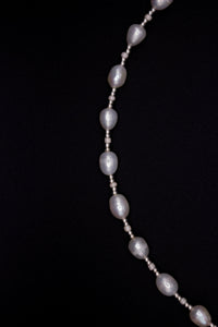 Rosali Pearl Necklace – Miyuki & Freshwater Pearls | Handmade | Silver Clasp — Ansicht 3