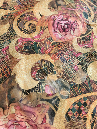 Bed linen set Rosengarten 100% mercerized cotton satin 300 TC easy-iron