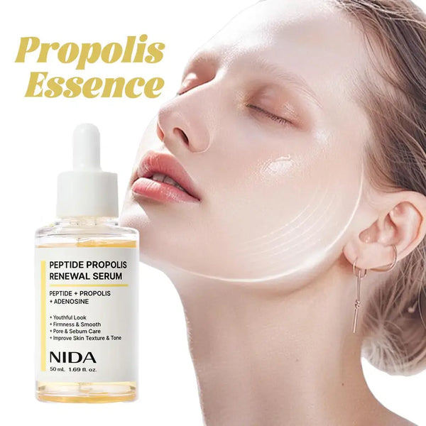 NIDA Propolis Essence Bee Gum Skin Rejuvenation Essence Serum Deeply moisturizing Repairs Skin Barrier Facial Essence Liquid