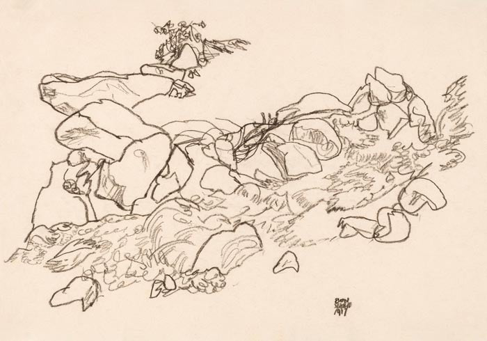 Mountain Stream by Egon Schiele – Art Print on Archival Paper — Ansicht 3
