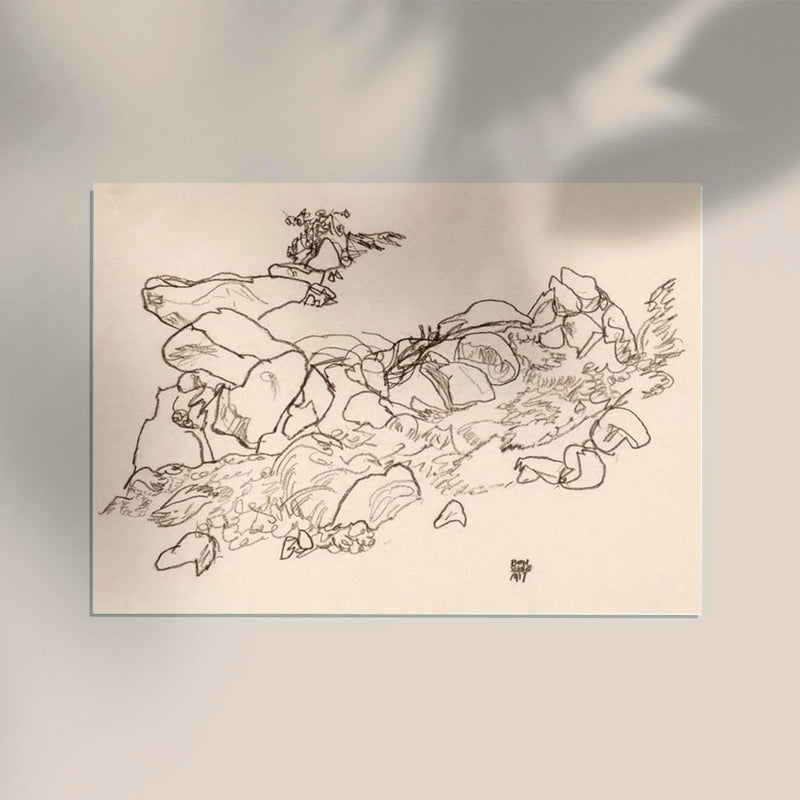 Mountain Stream by Egon Schiele – Art Print on Archival Paper — Ansicht 2