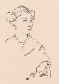 Lilly Steiner by Egon Schiele – Art Print Poster — Ansicht 3