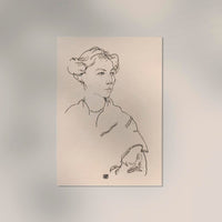 Lilly Steiner by Egon Schiele – Art Print Poster — Ansicht 2