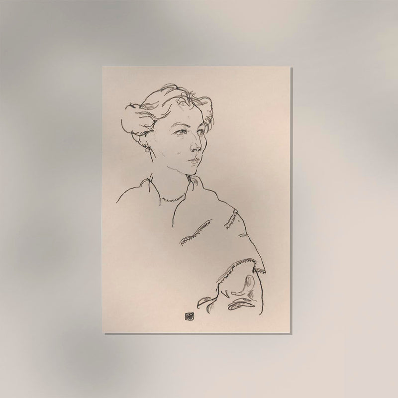 Lilly Steiner by Egon Schiele – Art Print Poster — Ansicht 2