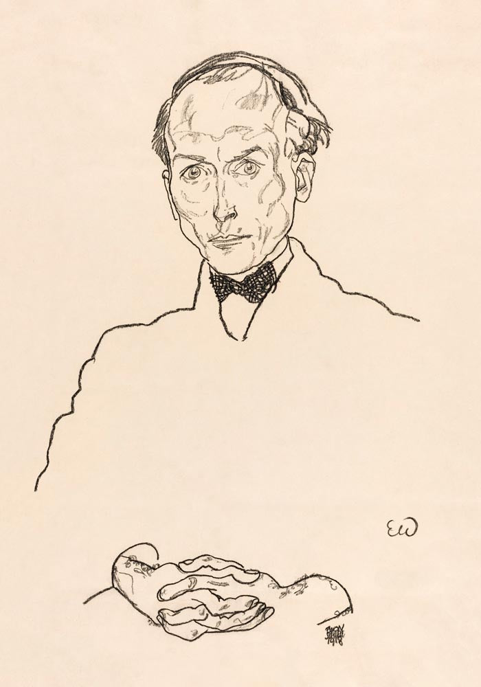 Dr Ernst Wagner by Egon Schiele – Kunstdruck Poster — Ansicht 3