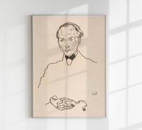 Dr Ernst Wagner by Egon Schiele – Kunstdruck Poster — Ansicht 1