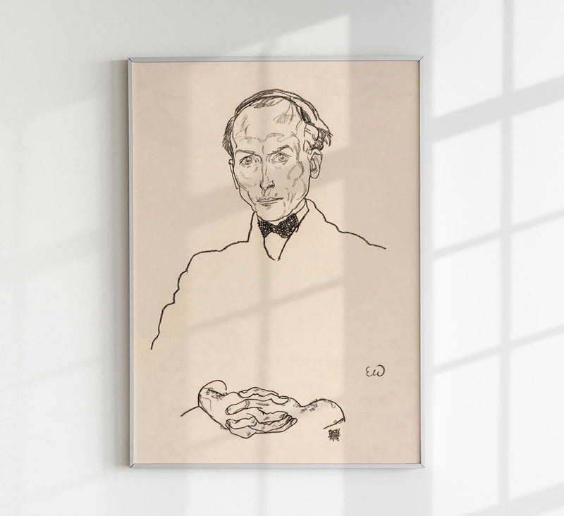 Dr Ernst Wagner by Egon Schiele – Kunstdruck Poster — Patroa Studio