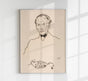 Dr Ernst Wagner by Egon Schiele – Kunstdruck Poster