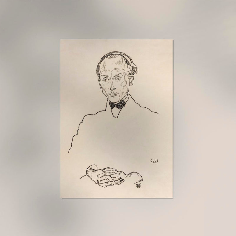 Dr Ernst Wagner by Egon Schiele – Kunstdruck Poster — Ansicht 2