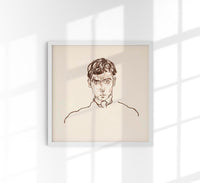 Portrait of Paris von Gütersloh by Egon Schiele – Kunstdruck — Ansicht 1