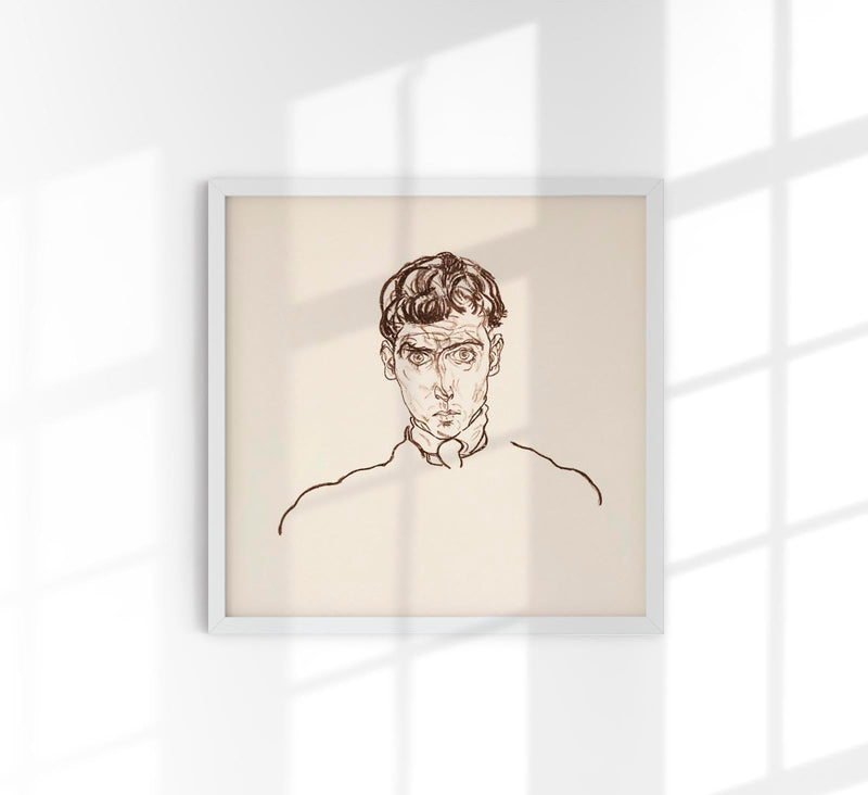 Portrait of Paris von Gütersloh by Egon Schiele – Kunstdruck — Patroa Studio