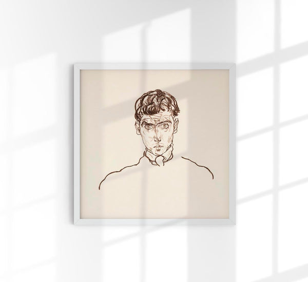 Portrait of Paris von Gütersloh by Egon Schiele – Art Print