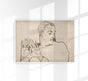 Portrait of Arthur Roessler by Egon Schiele – Kunstdruck