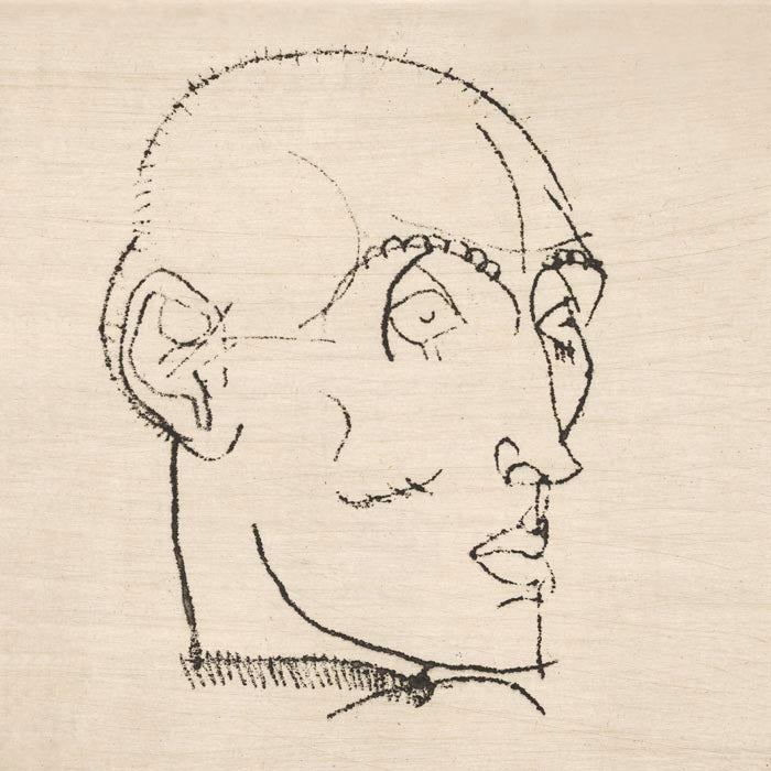 Porträt eines Mannes von Egon Schiele – Kunstdruck — Ansicht 3
