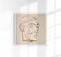 Porträt eines Mannes von Egon Schiele – Kunstdruck