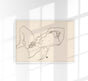 Woman Touching Herself by Egon Schiele – Kunstdruck Poster