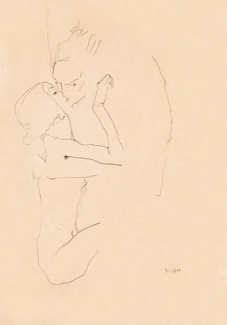 The Kiss by Egon Schiele | Kunstdruck aus Berlin | Ausdrucksstark & Zeitlos