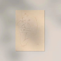 The Kiss by Egon Schiele – Kunstdruck Archivtinte auf Papier oder Canvas — Ansicht 2
