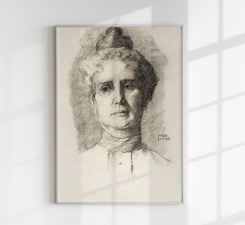 The Artist's Mother by Egon Schiele – Kunstdruck Poster — Patroa Studio
