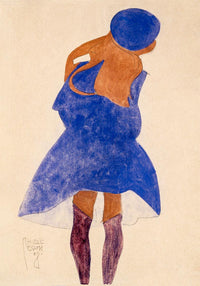 Standing Girl, Back View by Egon Schiele – Kunstdruck auf Archivpapier — Ansicht 3