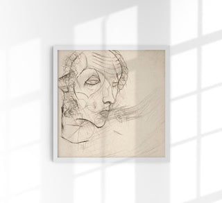 Self portrait by Egon Schiele