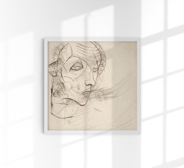Self Portrait by Egon Schiele – Kunstdruck auf Archivpapier