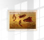 Largefin Fish Chart Poster - Scientific Illustration