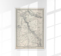 The Great Australian Barrier Reef Map – Kunstdruck mit Meerestieren — Ansicht 1