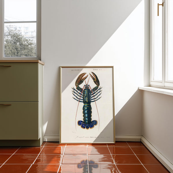 The Lobster Poster – Maritimes Statement, handgefertigt in Berlin